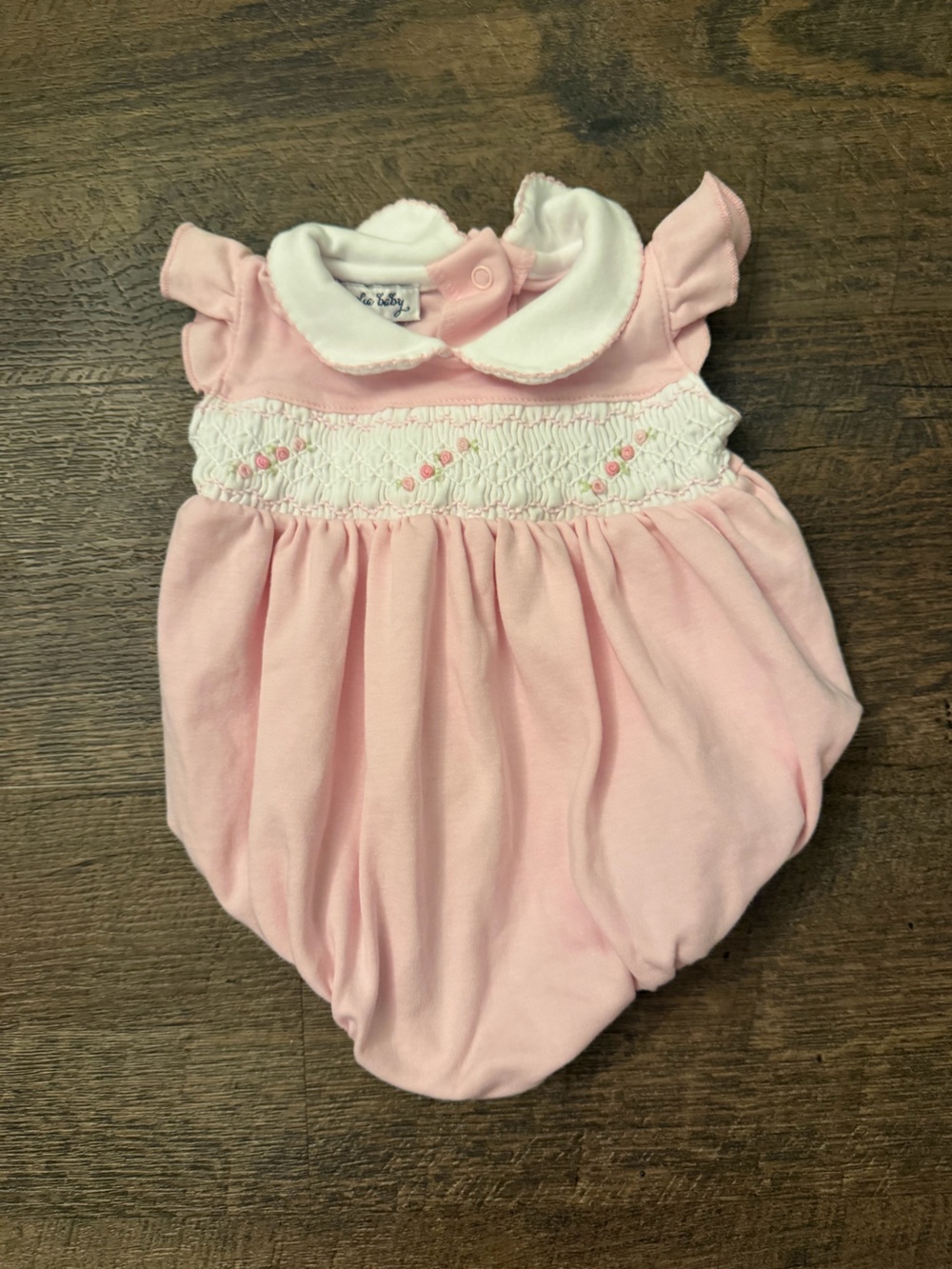 Magnolia Baby Smocked Cotton Bubble